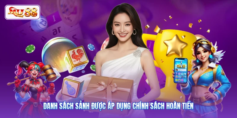 Danh sách sảnh được áp dụng chính sách hoàn tiền