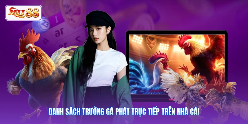 Danh sách trường gà phát trực tiếp trên nhà cái