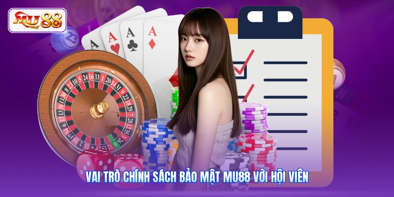 Vai trò chính sách bảo mật MU88 với hội viên